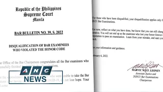 PH Supreme Court disqualifies some bar examinees for violating honor code | ANC