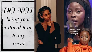 DO NOT Bring Your Natural Hair to My Event - Black Women Should Wear Weaves || Klassically Kept