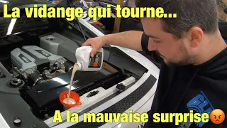 Vidange de l'Audi R8 à l'huile céramique🤔une sensation très étrange mais une huile dingue😱