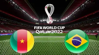 Cameroon vs Brazil | 🏆 | FIFA World Cup 2022 | eFootball PES Gameplay