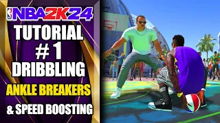 NBA 2K24 Ultimate Dribbling Tutorial - How To Speed Boost, Nutmeg & BREAK Ankles by ShakeDown2012