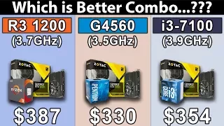 Ryzen 3 1200 vs i3 7100 vs G4560 | GTX 1050 Ti OC | New Games Benchmarks