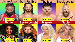 Age Comparison: WWE Real life Couple | WWE Wrestlers Who Are Married Each Other In Real life