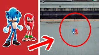 7  Knuckles VS Sonic Captados en CÁMARA En la VIDA REAL