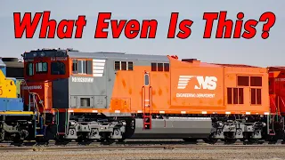 BIZARRE Locomotives Of EVERY KIND In Galesburg, Illinois!