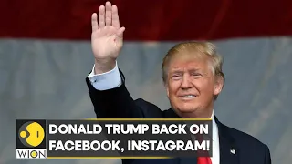 Former US Pres Donald Trump back on Meta platforms as it reinstates his Facebook, Insta accounts