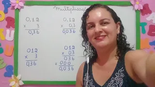 🌟 COMO #MULTIPLICAR COM #NÚMEROS #DECIMAIS ? [Prof.ª Nádja Sicleide]🌟