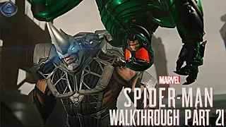 Spider-Man PS4 Walkthrough Part 21 - Rhino and Scorpion Boss Fight!