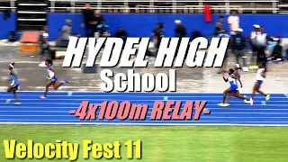 Hydel High wins the Girls 4x100m RELAY Open | VelocityFest 11