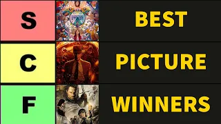 ranking the best picture winners!!!