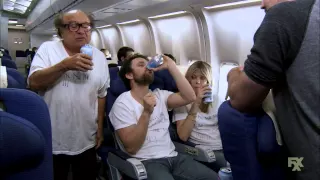 Its Always Sunny in Philadelphia Frank Wasted On Plane