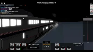 Rails Unlimited: Amtrak Coach Pulling 3 Amrail Engines and a train