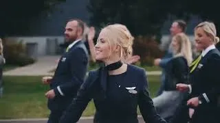 Baltic Airline Workers Dancing Jerusalema