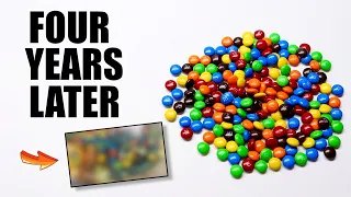 I Put M&M's in Resin 4 Years Ago - What Do They Look Like Now?