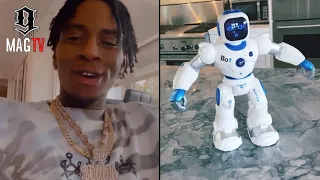 Soulja Boy Claims He's The 1st Rapper With A Robot! 🤖