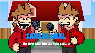 "Look who it is! My clone!" (Sansational but new Tord and old Tord sing it)