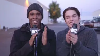 the teen wolf cast being chaotic for 8 and a half minutes straight