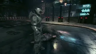 Lore Accurate Master Chief Don't Need No Guns - Batman Arkham Knight Mod