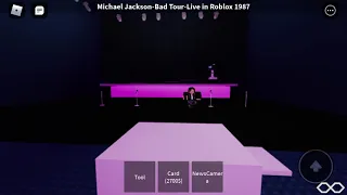 Michael Jackson - Wanna Be Starting Something : Bad Tour Live In Roblox City (RichieValents)