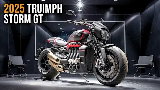 FIRST LOOK - 2025 Triumph Rocket 3 Storm GT Review | Power, Performance, Style and Price