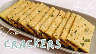 Super easy green onion crackers! 🥬 (Special secret taste is only known to those who have tried it! )