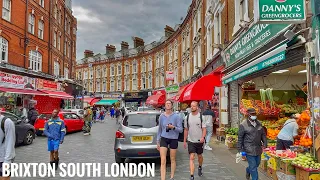 Walking in Brixton South London | Multicultural London | London Street Walking Tour [4K HDR]