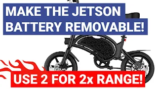 HOW TO make the Jetson Bolt Pro Battery REMOVABLE and DOUBLE the RANGE!