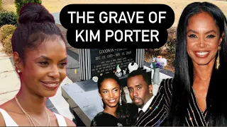 The Grave of Kim Porter - Model, Actress, Mom and Ex of P. Diddy and Al B. Sure