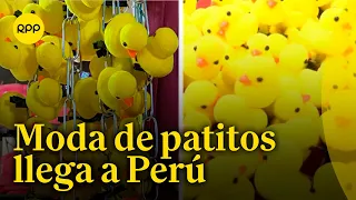 Cercado de Lima: Moda de patitos en la cabeza llega al Perú