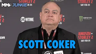 Scott Coker Praises Champ Yaroslav Amosov and Dublin crowd | Bellator 291