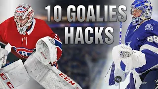 10 Goalie Hacks in 10 Minutes YOU NEED TO KNOW!