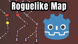 How to Generate a Slay the Spire-style Roguelike Map in Godot 4 (S02E05)
