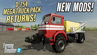 FS22 | D-754 MEGA Truck Pack RETURNS! 11 NEW MODS! (Review) PS5 | 1st March 2023.