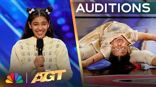 Shy Girl Arshiya FREAKS OUT The Judges! | Auditions | AGT 2024