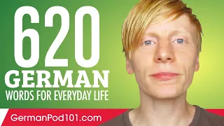 620 German Words for Everyday Life - Basic Vocabulary #31