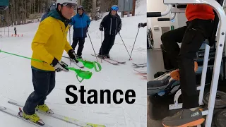 Understanding Stance for Skiing, video #1