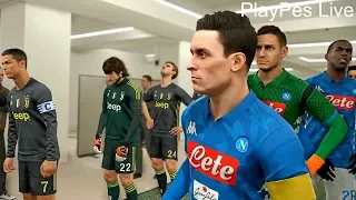 PES 2019 - NAPOLI vs JUVENTUS - Full Match and Amazing Goals - PC Gameplay FHD