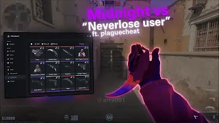 "Neverlose" user VS Midnight.im & Plaguecheat.cc