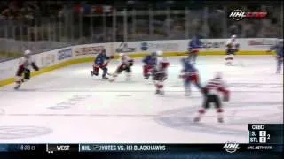 Marian Gaborik goal. Ottawa Senators vs New York Rangers 4/12/12 NHL Hockey
