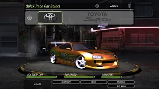 How to make Paul Walker's Supra in Underground 2 | NFSU2 | HD