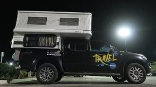 Four Wheel Pop-up Truck Camper's Swift Model l  "TravelandShare" Romulo & Mirella