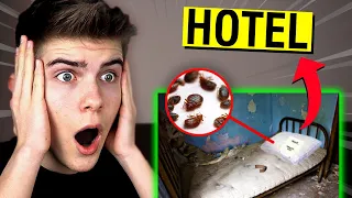 WIR KAUFEN ein HOTELZIMMER aus dem DARKNET vom GAME MASTER!! (GRUSELIG)