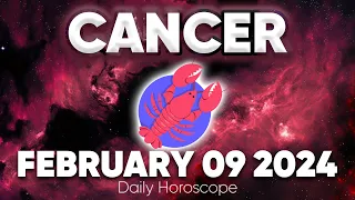 𝐂𝐚𝐧𝐜𝐞𝐫 ♋ 𝐆𝐄𝐓 𝐑𝐄𝐀𝐃𝐘❗️𝐓𝐇𝐈𝐒 𝐏𝐄𝐑𝐒𝐎𝐍 𝐆𝐄𝐓𝐒 𝐘𝐎𝐔 𝐔𝐅𝐅😱 𝐇𝐨𝐫𝐨𝐬𝐜𝐨𝐩𝐞 𝐟𝐨𝐫 𝐭𝐨𝐝𝐚𝐲 FEBRUARY 9 𝟐𝟎𝟐𝟒 🔮#horoscope #new