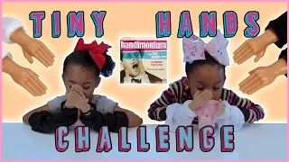 4 Tiny Hands Challenges - Eating, Drinking, Coloring & Stacking