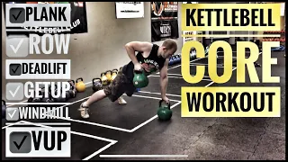 Kettlebell Core Workout INTERMEDIATE to ADVANCED