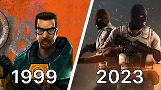 Evolution of Counter Strike 1999-2023