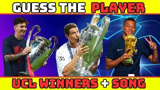 Guess Emoji, Jersey, Country, CLUB And SONG of Football Player, Ronaldo, Messi | UCL Version