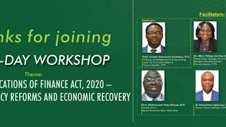 CITN WEBINAR on Policy Implications of Finance Act, 2020