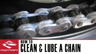 How to Clean and Lube a Motorcycle Chain 🏍⛓