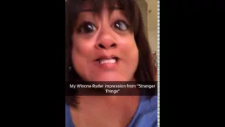 My Winona Ryder Impression from NETFLIX's "STRANGER THINGS"